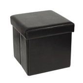 Hocker mit Stauraum klappbar braun