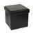 Pouf bauletto pieghevole scuro