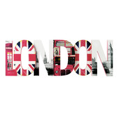 Wanddeko Pink UK