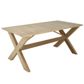 Wood rectangular garden table Lacanau