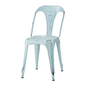Stuhl im Industriestil vintage-blau<br />Multipl's