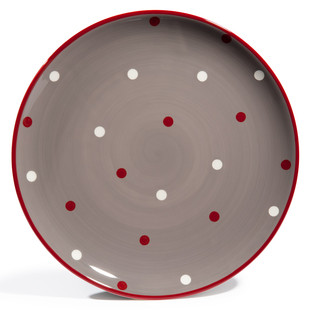 Snow grey plate <br /> - Set of 6