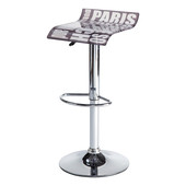 Tabouret de bar métal repose pied Cities
