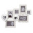 Emilie white multi-photo frame