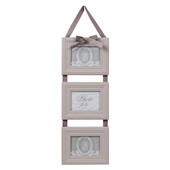Cadre triple gris Garance