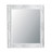 Specchio Enzo bianco 63 x 73
