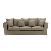 Viersitzersofa, nicht ausziehbar, taupe <br />Balthazar