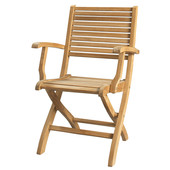 Fauteuil de jardin pliant teck Oléron