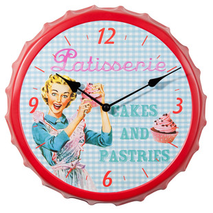 Horloge pâtisserie Vintage