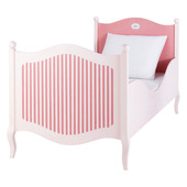 Child’s bed, pink & white Gourmandise