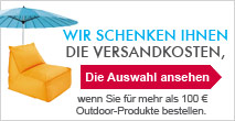 Wir schenken ihnen die versandkosten