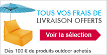 Livraison offerte dès 100€ de produits outdoor achetés