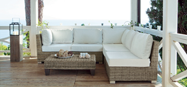 1/2 seat round sofa St Tropez