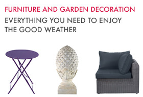furniture and garden decoration