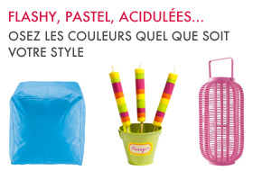 flashy, pastel, acidulées