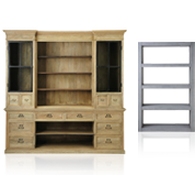 Bookcases and shelves