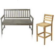 Hocker und Bänke