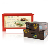 Boîtes, coffres et paniers