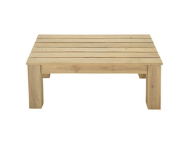 Tavolo basso da giardino in legno