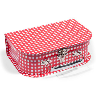 Köfferchen Retro rot klein