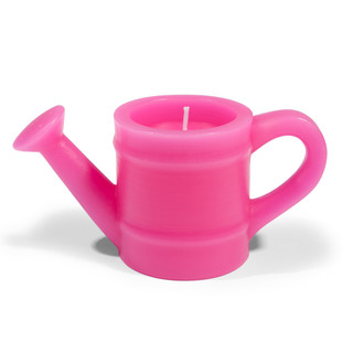 Kerze Gießkanne rosa