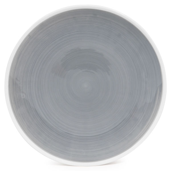 Assiette plate en faïence grise D 26 cm CYCLADES