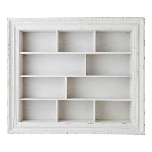 Estantería blanca de madera An. 110 cm FAUSTINE | Maisons du Monde