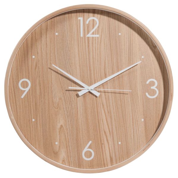 Horloge en bois D 53 cm BROVICK