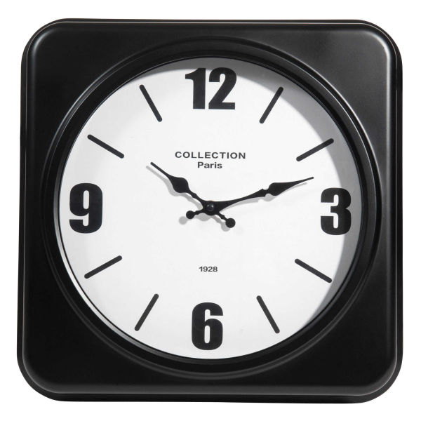 Horloge noire D 35 cm MARWAN