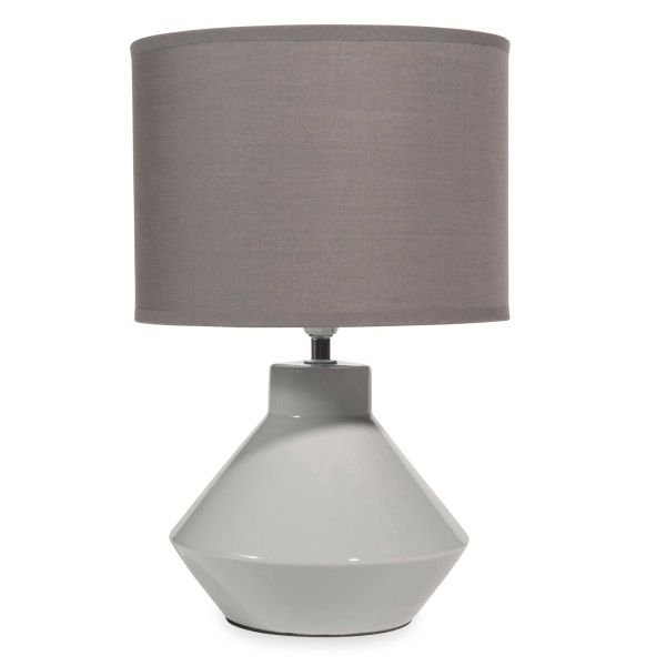 Lampe en céramique grise H 33 cm PORTOGRIGIO