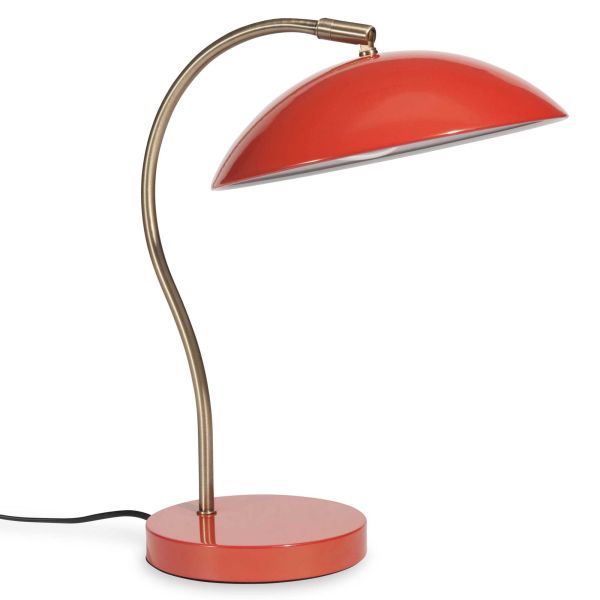 Lampe en métal rouge H 40 cm MUSH