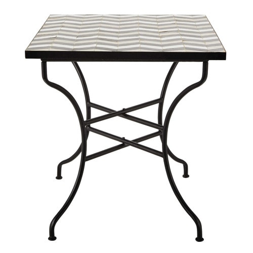 Quadratischer Esstisch mit Zellij-Kacheln, B 70 cm Zelie | Maisons du Monde