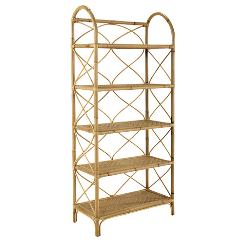 Rattan vintage shelf unit W 66cm Suzane Maisons du Monde