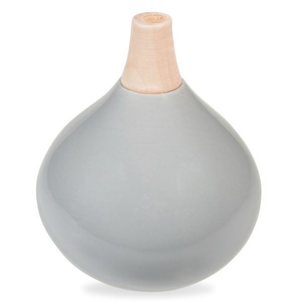 Vase en céramique gris H 16 cm JORGEN