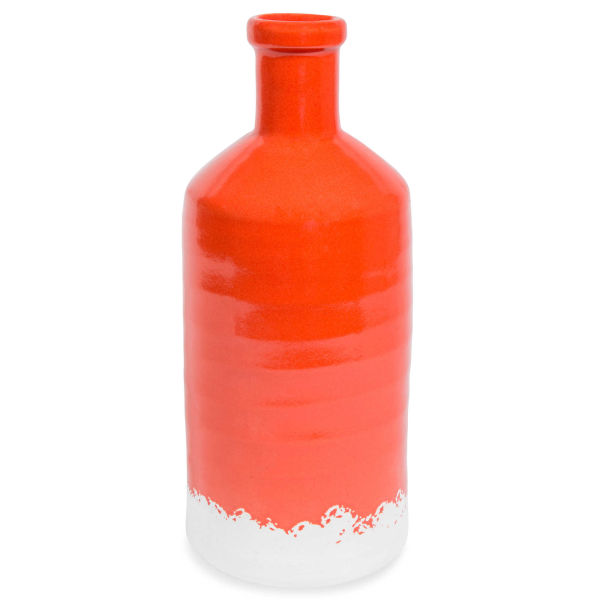 Vase en céramique rouge H 35 cm LUPINARO