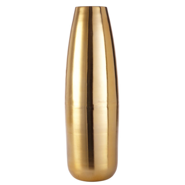 Vase en métal doré H.56cm LAGO