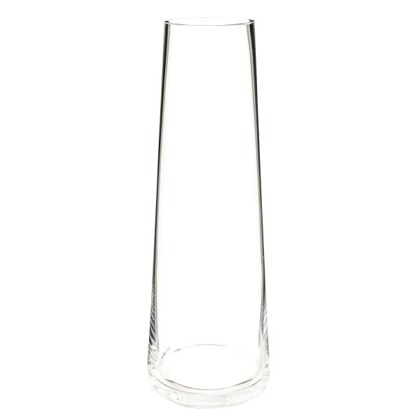 Vase en verre H 35 cm CONE