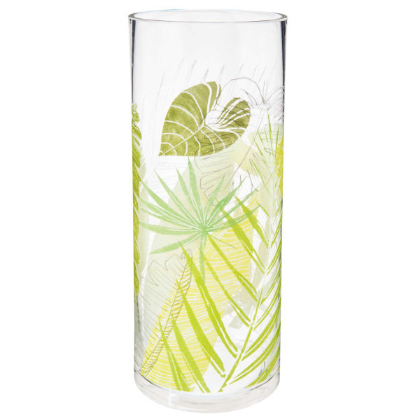 Vase en verre vert H 30 cm URBAN JUNGLE