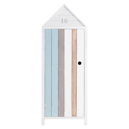 Armoire enfant en bois blanc Océan Maisons du Monde