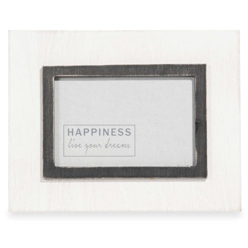 Cadre photo blanc et noir 10x15cm MARIELOUISE Maisons du Monde