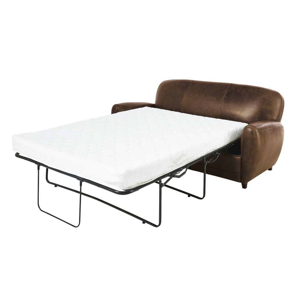 Canapé-lit 3 places jaune Elvis - Vue supplémentaire 1