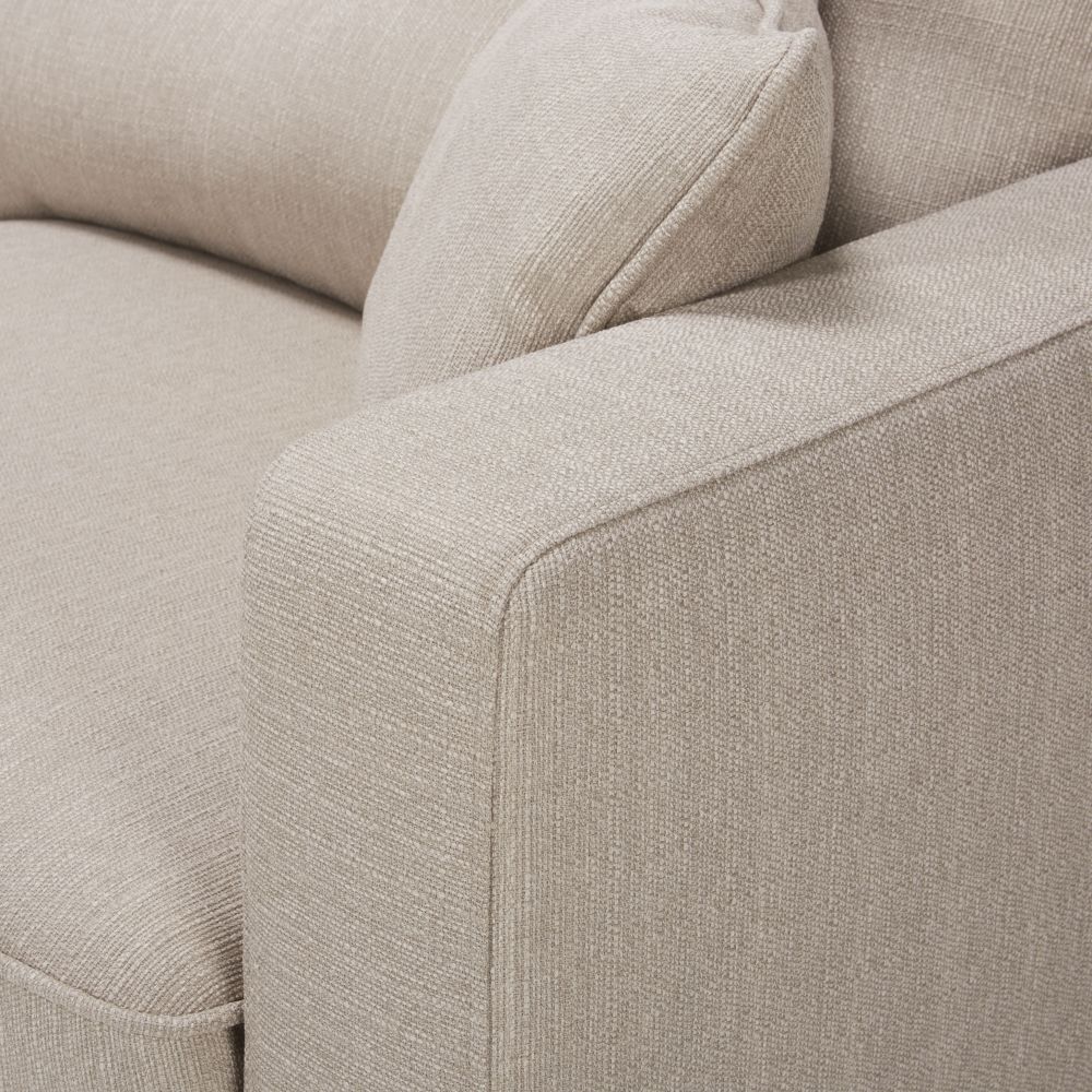 Canapé style scandinave 3 places beige Brooke - Vue supplémentaire 2