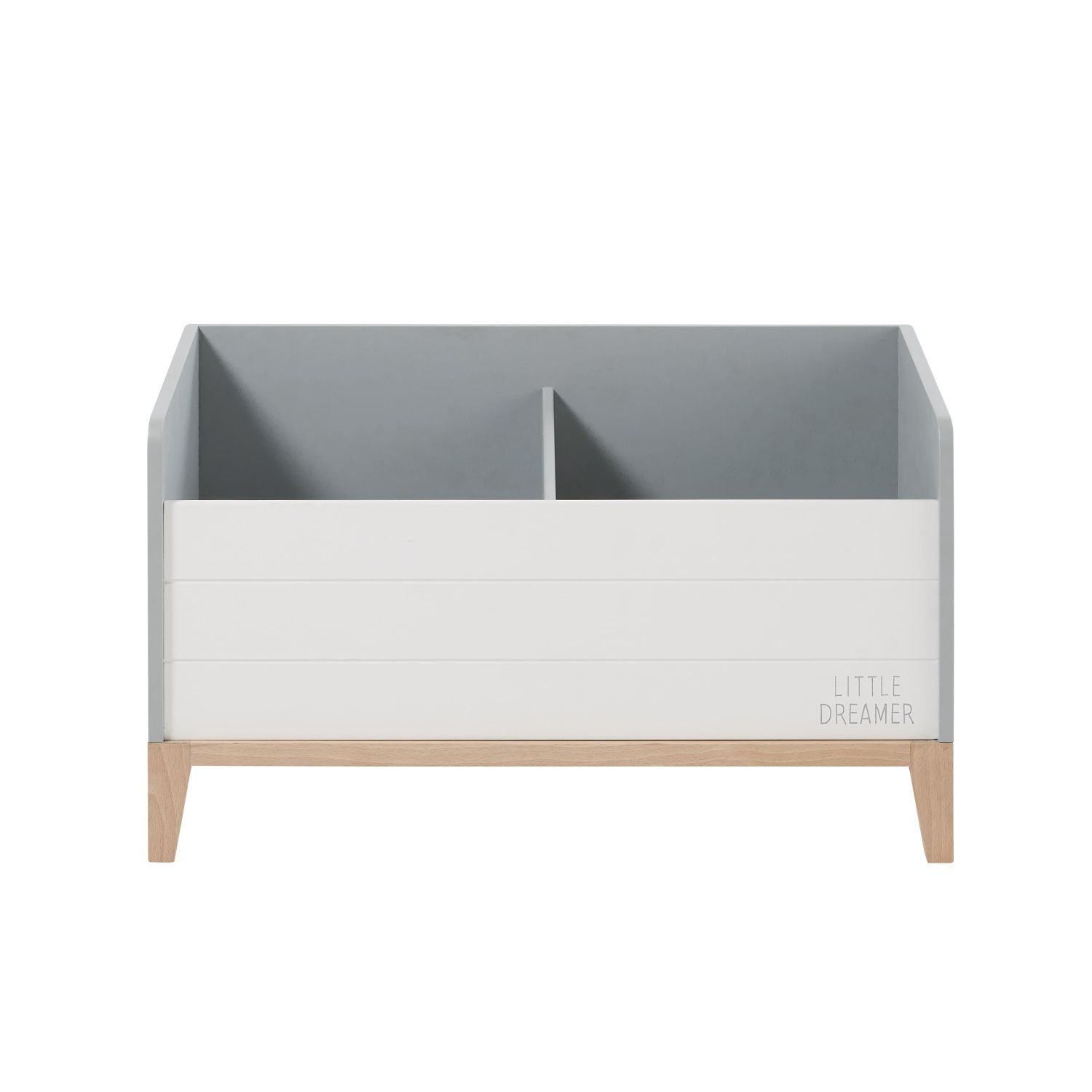 Children's White and Grey Toy Box Maisons du Monde