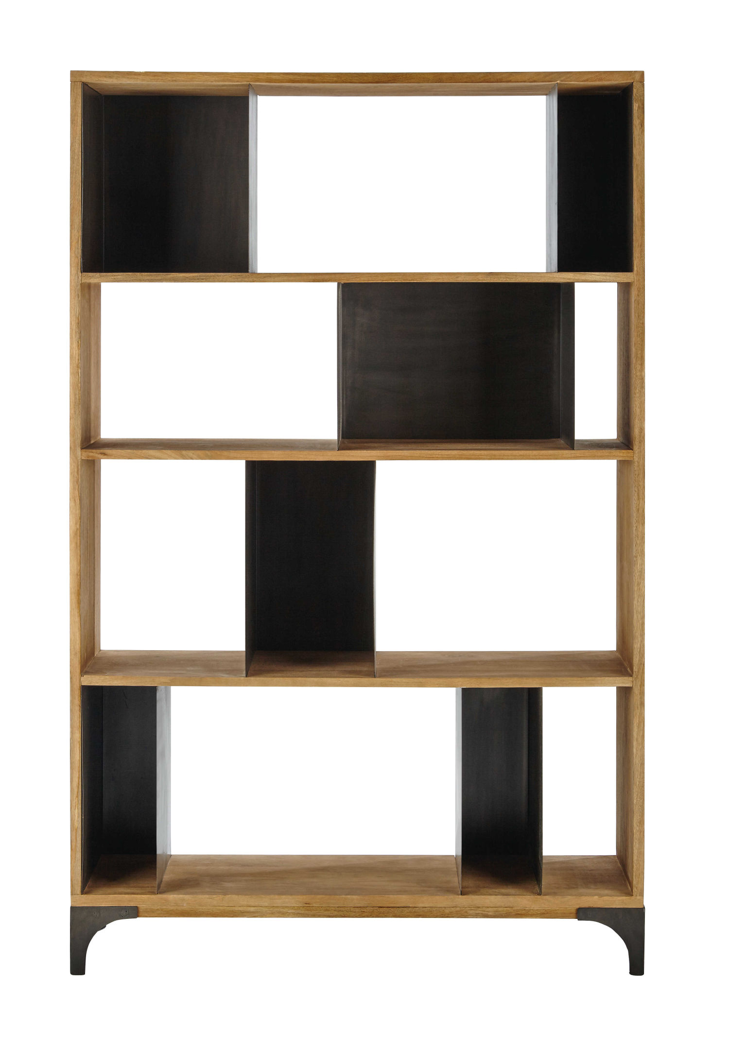 Étagère en manguier massif et métal Maisons du Monde