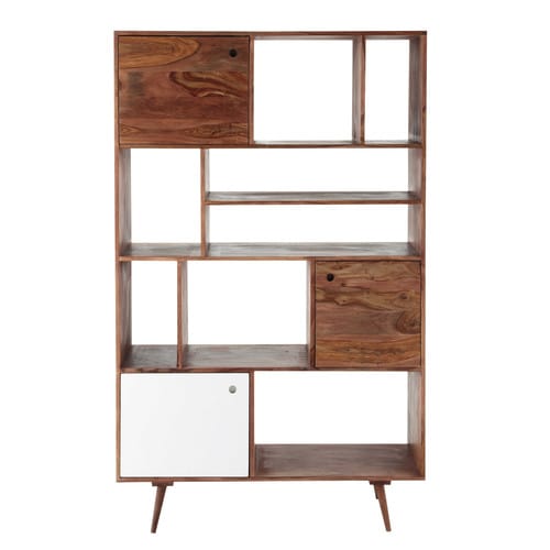 Étagère vintage en bois de sheesham massif L 120 cm Andersen Maisons