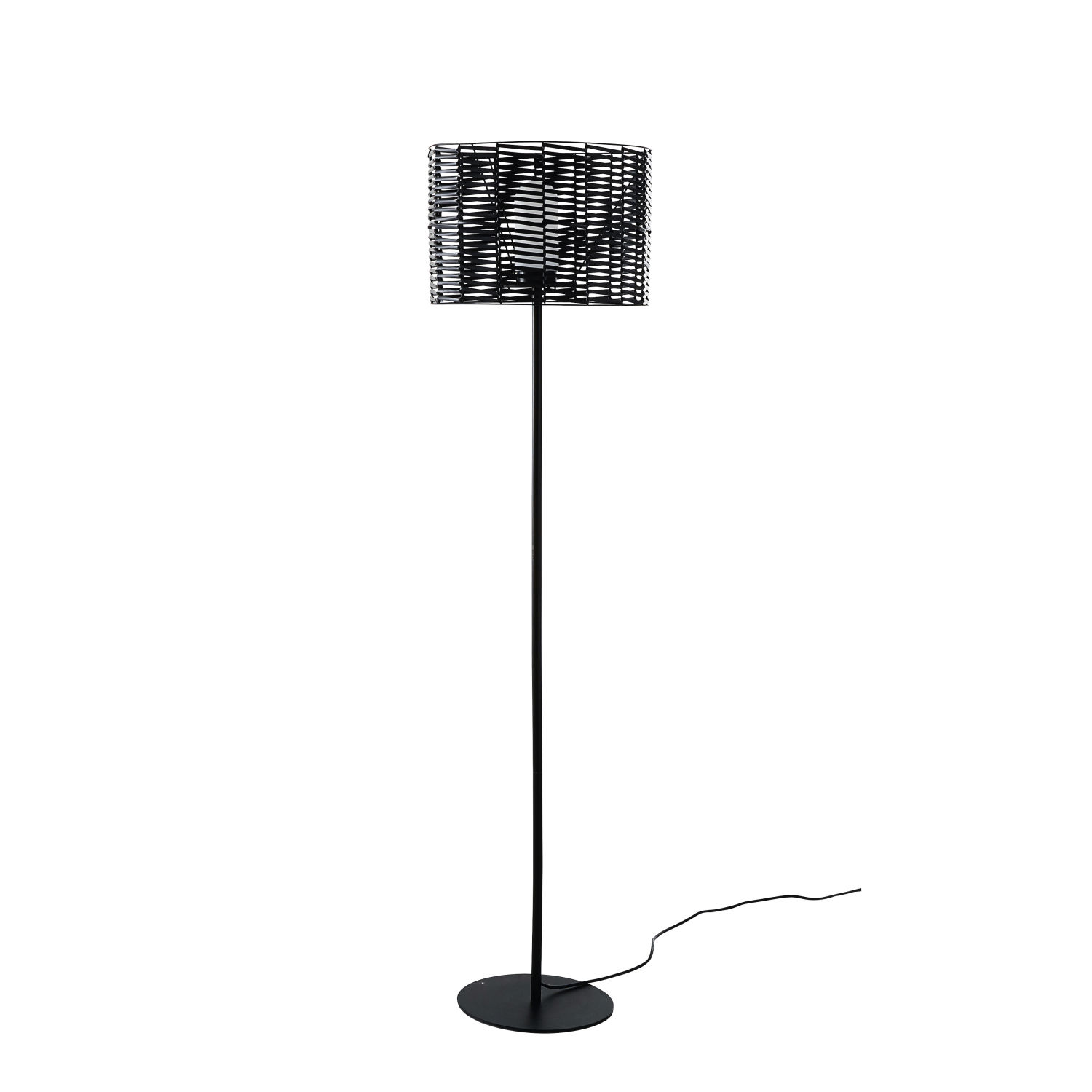 lampadaire extérieur noir