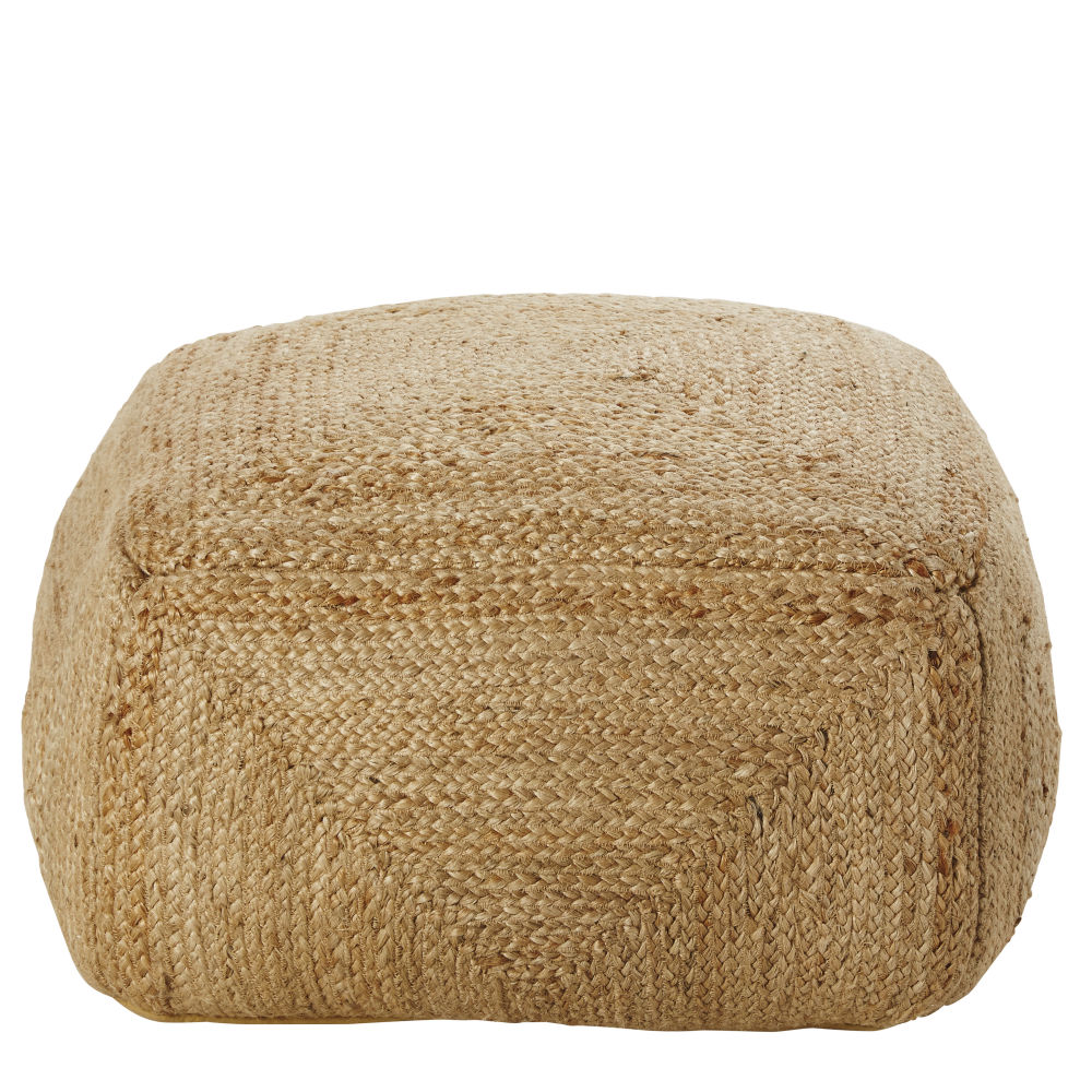Lieudit Bébian Produit Pouf en jute 45x45 Maisons du monde