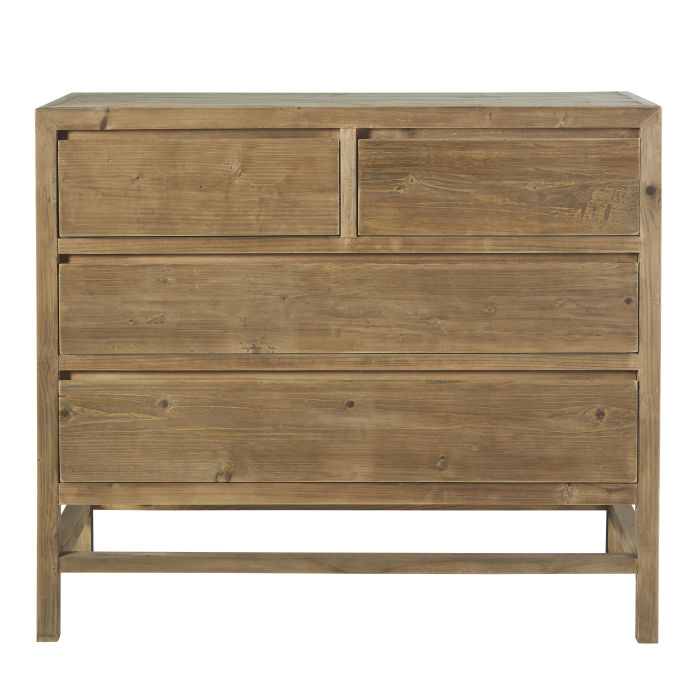 Recycled Pine 4 Drawer Chest Of Drawers Cappadoce Maisons Du Monde