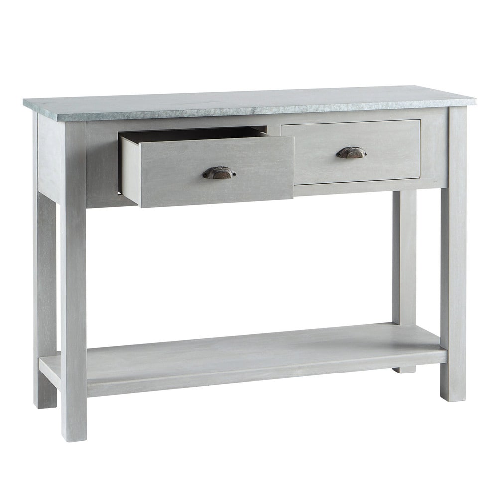 Table Lourmarin Zinc Maison Du Monde Ventana Blog