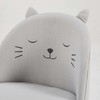Silla infantil gris claro con motivos Cats | Maisons du Monde